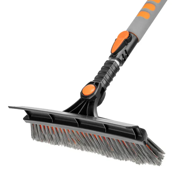 Щетка-сметка для снега со скребком телескопическая 900-1300 мм Stels