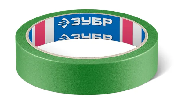 ЗУБР №300 24 мм х 25 м, для грубых и шероховатых поверхностей, малярная лента, Профессионал (12143-24)