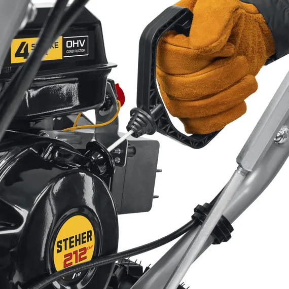STEHER 72 см, бензиновый снегоуборщик с электростартером, EXTREM (GST-772E)