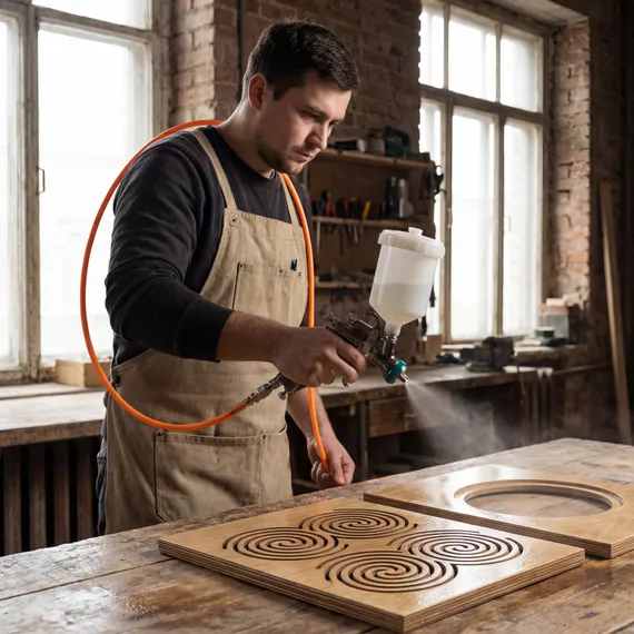 Краскораспылитель AG 950 LVLP, профессиональный, гравитационного типа, сопло 1.5 мм Stels