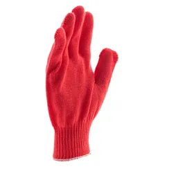 Перчатки трикотажные, акрил, коралл, оверлок Сибртех