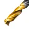 Сверло спиральное по металлу 9 x 125мм, Р6М5, Golden Tip, многогранная заточка Denzel