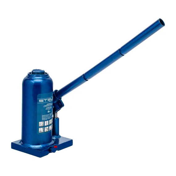 Домкрат гидравлический бутылочный телескопический, 4 т, h подъема 190-480 мм Stels