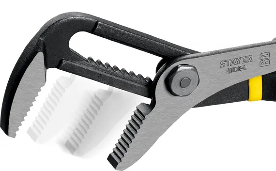 STAYER Quick-L, 270 мм, переставные клещи, Professional (22370)