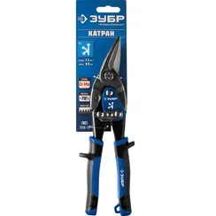 ЗУБР 250 мм, левые ножницы по металлу, Профессионал (23130-L)