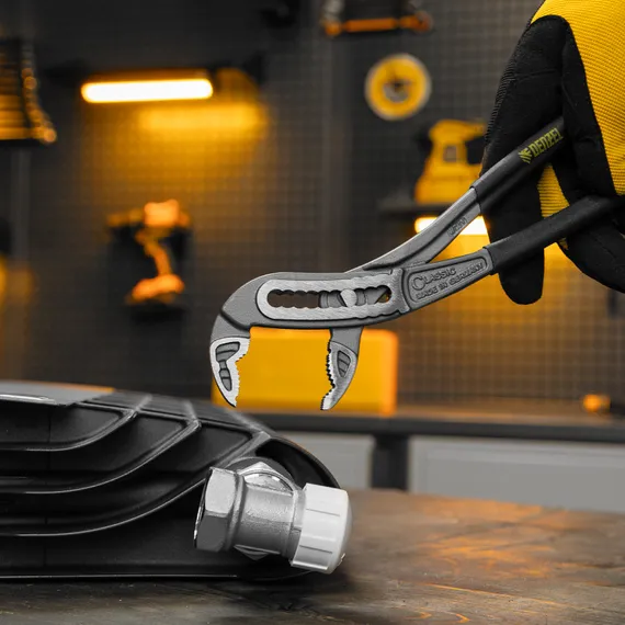 Клещи переставные, обливные рукоятки, 240 мм Denzel