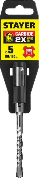 STAYER 5 x 110 мм, SDS-plus бур, Professional (2930-110-05)