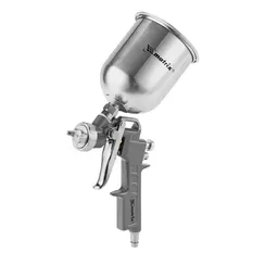 Краскораспылитель пневматический с верхним бачком V 0.6 л, сопло D 1.2, 1.5 и 1.8 мм Matrix