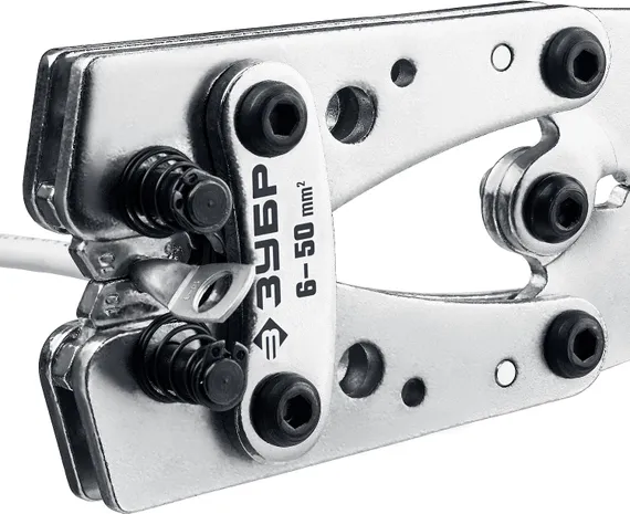 ЗУБР ПКГ-50, 6 - 50 мм2, усиленные пресс-клещи гексагональные для медных наконечников и гильз, Профессионал(45453)