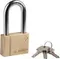 ЗУБР 60 мм, удлиненная дужка, латунный корпус, навесной замок (37299-60-1)