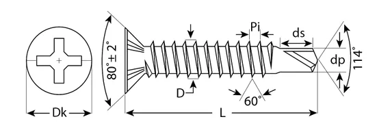 ЗУБР СОП, 13 х 3.9 мм, сверло, желтый цинк 17500 шт (15,42 кг.), оконный саморез (4-300230-39-013)