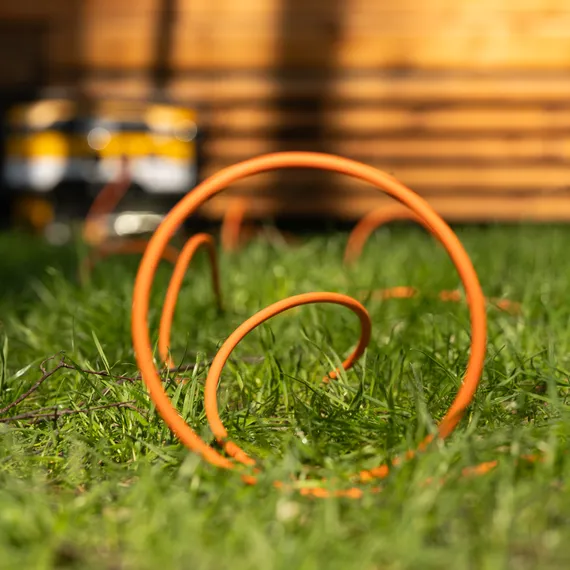 Удлинитель-шнур силовой Garden Series, б/з, ПВС, 20м, 1 розетка, 2 x 1 мм, Denzel