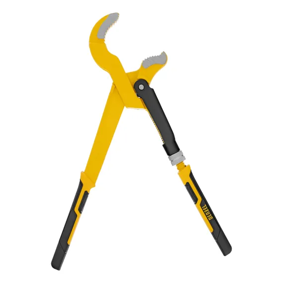 Ключ трубный рычажный №1, 1", цельнокованый, CrV, тип "S" Denzel