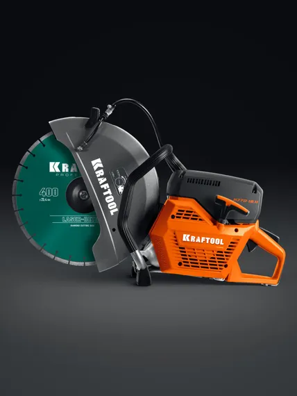 KRAFTOOL 3700 Вт, 400 мм, диск в комплекте, бензорез по бетону (бетонорез) (K770-16 H)