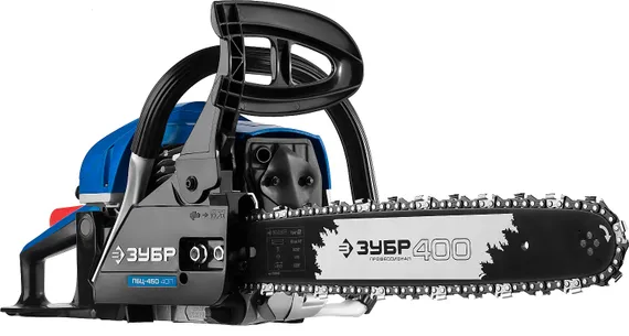 Бензопила цепная бензиновая, ЗУБР 45 см3, 40 см, Профессионал (ПБЦ-450 40П)