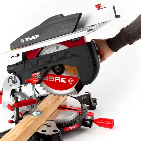 ЗУБР ЗПТК-255-1800 пила торцовочная комбинированная, d 250 х 30 мм, 1800 Вт