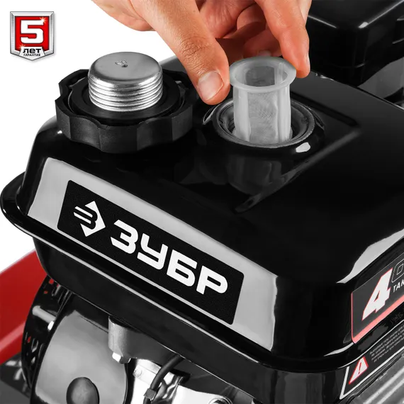 Мотоблок ЗУБР 7 л.с.понижающая передача (МТБ-400)