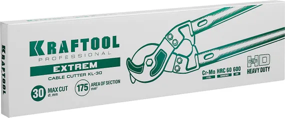 KRAFTOOL Extrem KL-30, кабелерез (23349-30)+N1237:O1249O1236:O1249