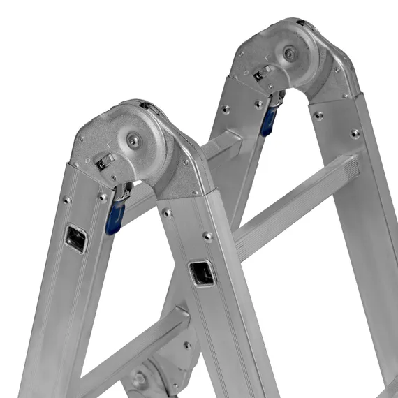 Лестница шарнирная алюминиевая, 4 х 2 ступени, Сибртех