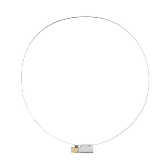 Хомуты нержавеющая сталь, Стандартное болтовое крепление 130-150 мм, 25 штук в упаковке, ширина 9 мм Сибртех