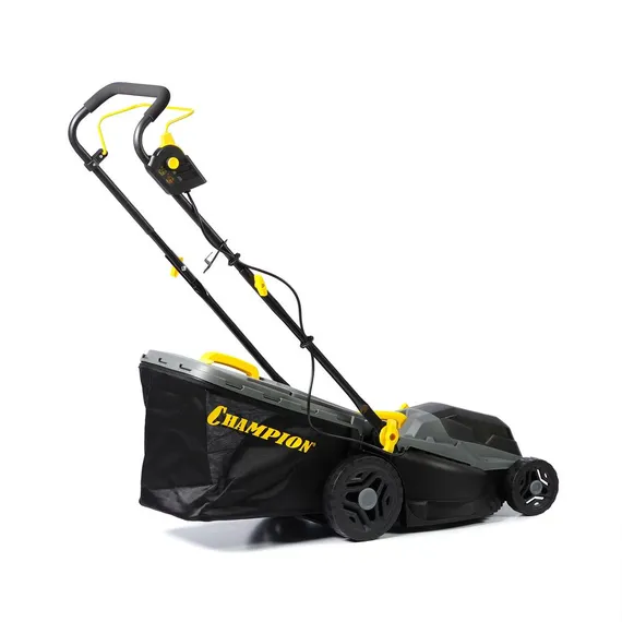 Газонокосилка эл. CHAMPION EM3816 (1,6 кВт пласт.+ткань травосб. 42л ширина 380мм 30-75мм, 11,3кг)