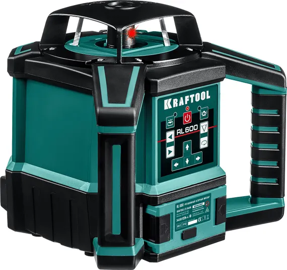KRAFTOOL RL600, 600 м, ротационный лазерный нивелир (34600)