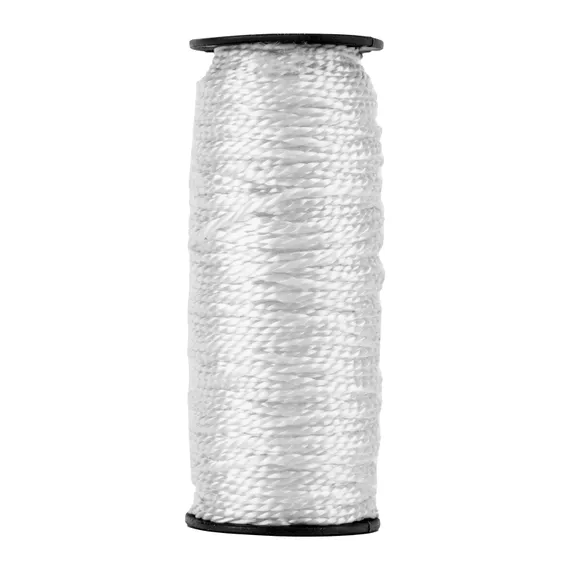 Шнур крученый капроновый, 2 мм, L 50 м, на катушке, Сибртех