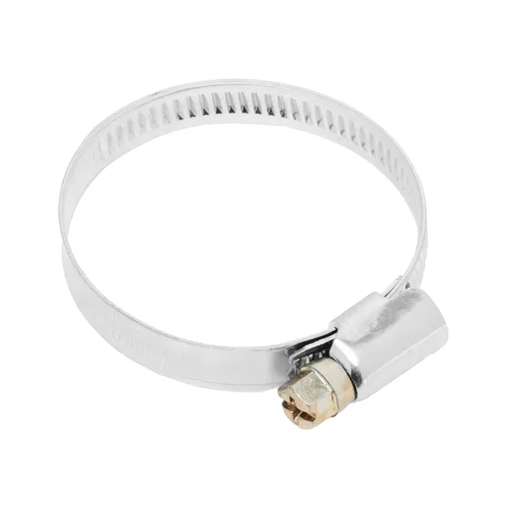 Хомуты металлические, Стандартное болтовое крепление 32-50 мм, 50 штук в упаковке, ширина 9 мм Сибртех