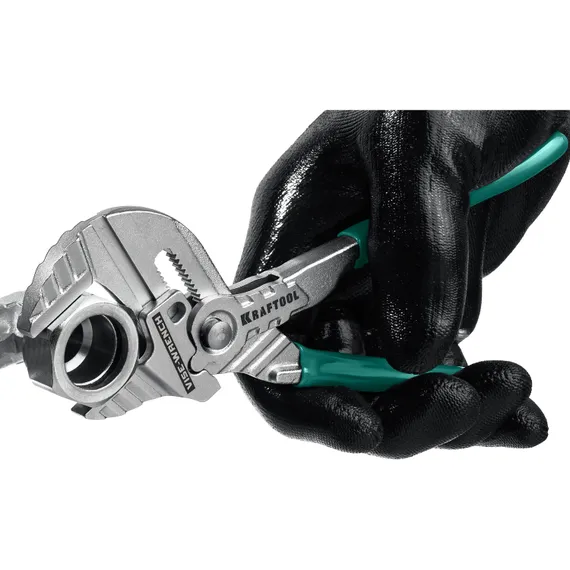 KRAFTOOL Vise-Wrench, 180 мм, клещи переставные-гаечный ключ (22063)