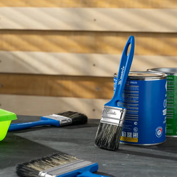 Кисть флейцевая "Водные краски" Color Line  50 x 12 мм Matrix