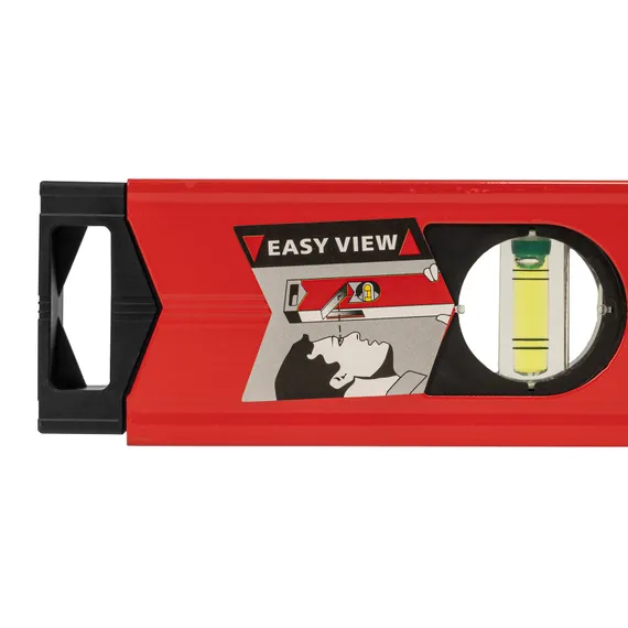 Уровень алюминиевый магнитный, 1500 мм, фрезерованный, 3 глазка (1 зеркальный) усиленный Matrix