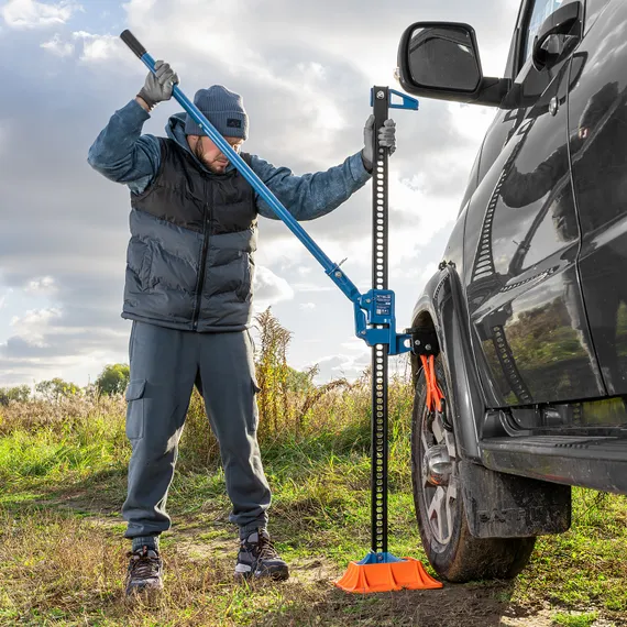 Домкрат реечный профессиональный, 3 т, 115-1335 мм. HigH Jack Stels