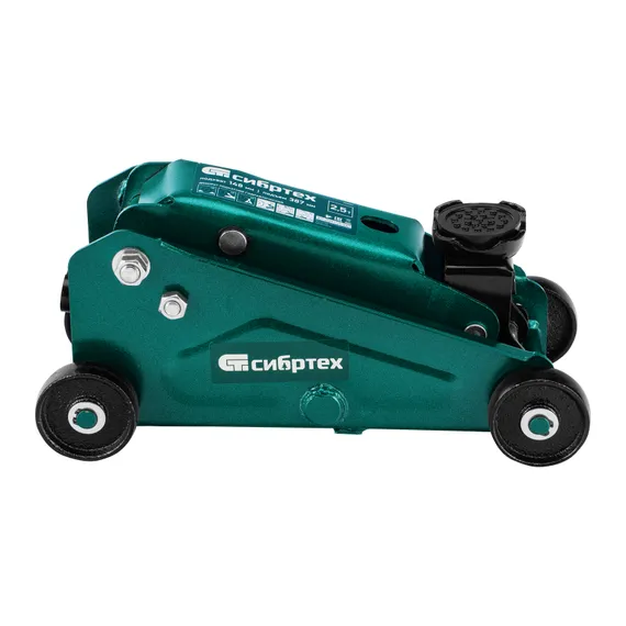 Домкрат гидравлический подкатной, 2,5 т, 148-387 мм, в пласт. кейсе Сибртех
