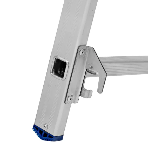 Лестница, 2 х 7 ступеней, алюминиевая, двухсекционная, Сибртех