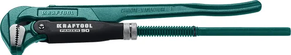 KRAFTOOL PANZER-90, №1, 1″, 330 мм, трубный ключ с прямыми губками (2734-10)
