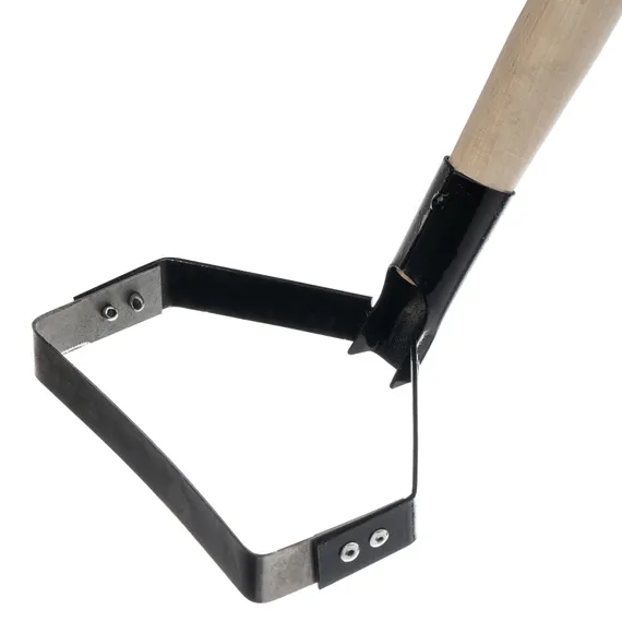 Полольник петлеобразный, 155 х 1340 мм, рессорно - пружинная сталь, деревянный черенок, Сибртех