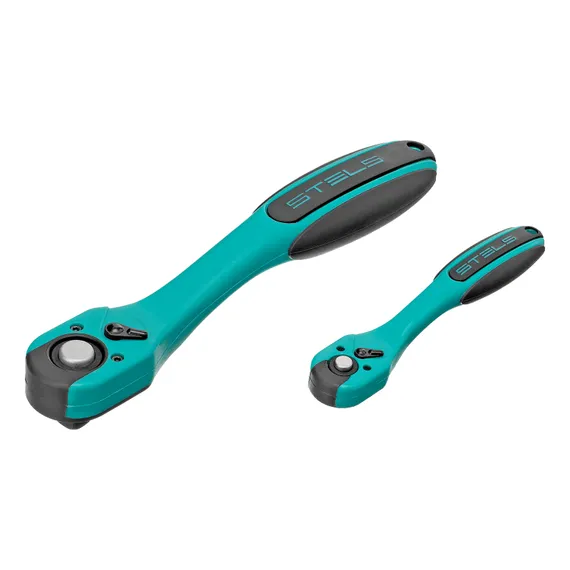 Набор инструментов 1/2", 1/4", CrV, 12 гранные головки, пластиковый кейс, 109 предмета Stels