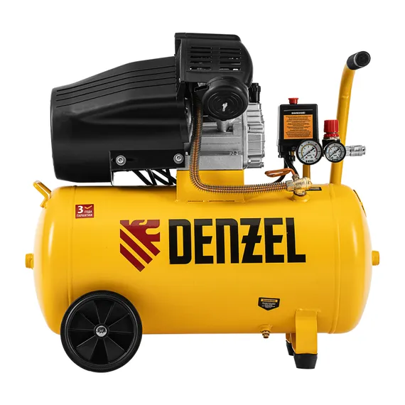 Компрессор воздушный прям. привод DCV1800/50, 1,8 кВт, 50 литров, 320 л/мин Denzel