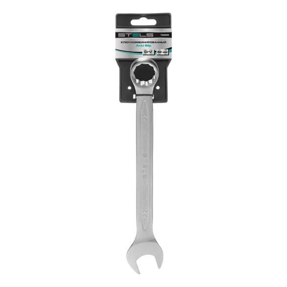 Ключ комбинированный, 22 мм, CrV, антислип Stels