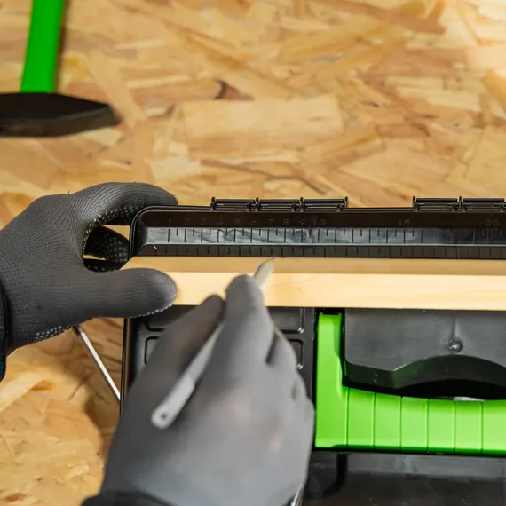 Ящик для инструмента, 410 х 215 х 197 мм, 16", пластик Сибртех