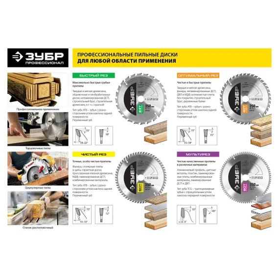 Диск пильный по дереву, 230х30мм 48Т, чистовой рез