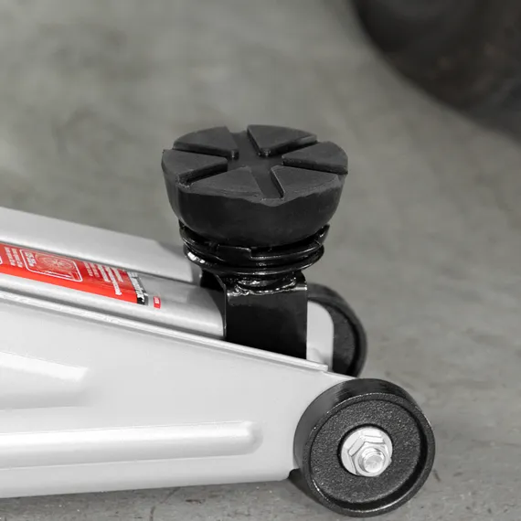 Резиновая опора для подкатного домкрата универсальная, D 89 мм, D 60 мм, H 35 мм Matrix