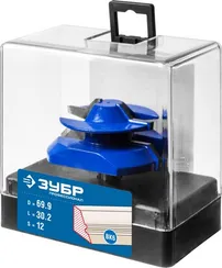 ЗУБР 69.9 x 30 мм, фреза кромочная для углового сращивания, Профессионал (28724-69.9)