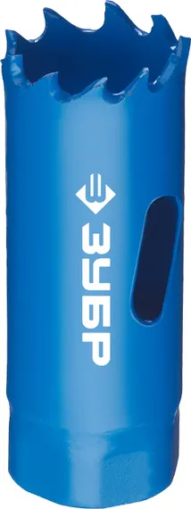 ЗУБР 19 мм, сталь Р6М5, биметаллическая коронка (29531-019)