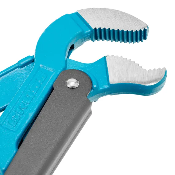 Ключ трубный рычажный 2, №3, цельнокованый, CrV, тип "S" Gross