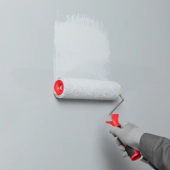 Валик для внутренних работ синтетический, с двухком.ручкой, 250 мм, ворс 12 мм, D 48 мм, D ручки 6 мм, полиакрил Matrix