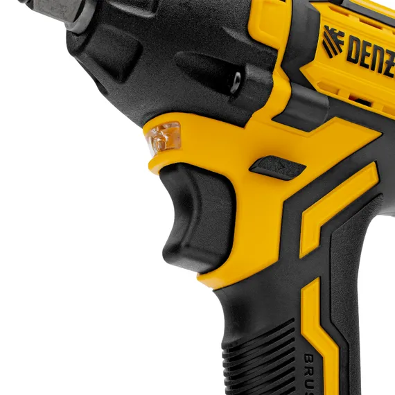 Гайковерт ударный аккумуляторный бесщет. CIWH-BL-20-350, Li-Ion, 20 В Denzel