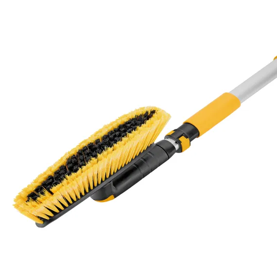 Щетка-сметка со скребком, телескоп, поворотная голова, 750-1120 мм Denzel