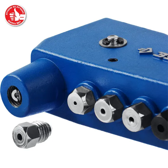 ЗУБР К-М6, 2 вида заклёпок, 270 мм, комбинированный литой заклепочник в кейсе, Профессионал (31196)