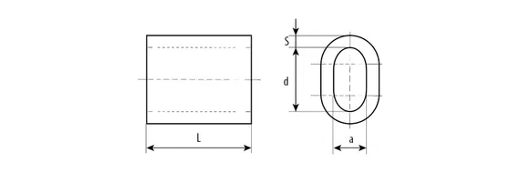 ЗУБР DIN 3093, 2 мм, 150 шт, алюминиевый зажим троса (4-304475-02)
